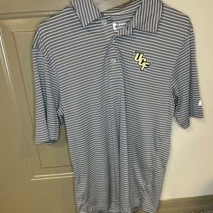 UCF EMBROIDERY collared button up russell size small